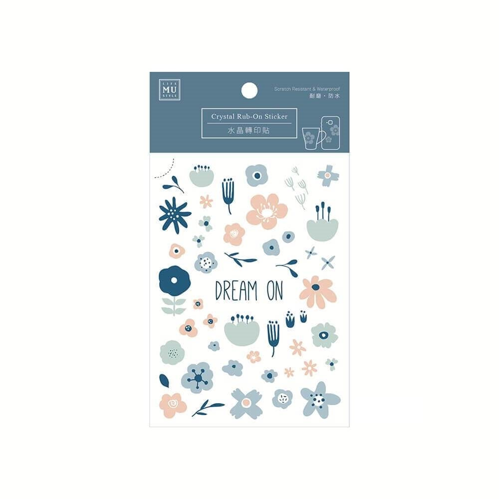 MU Crystal Print-On Sticker 008 Nordic Garden