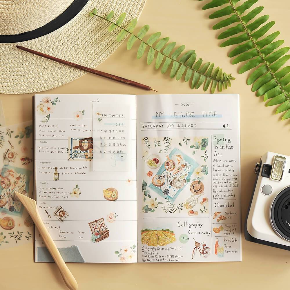 MU Print-On Sticker 2s 111-Picnic Time