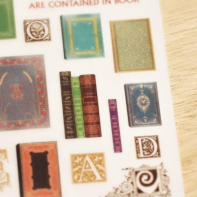 MU Print-On Sticker 2s 128-The Secret Of The Books