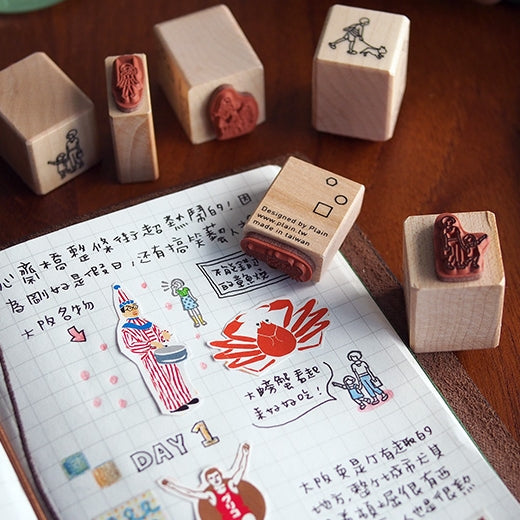 PLAIN Daily Rubber Stamps K-Haircut