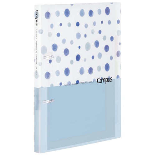 KOKUYO Campus Loose Leaf Binder LE 2H A4 Blue Dots Default Title