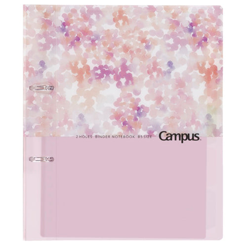 KOKUYO Campus Loose Leaf Binder LE 2H B5 Pink Flow Default Title
