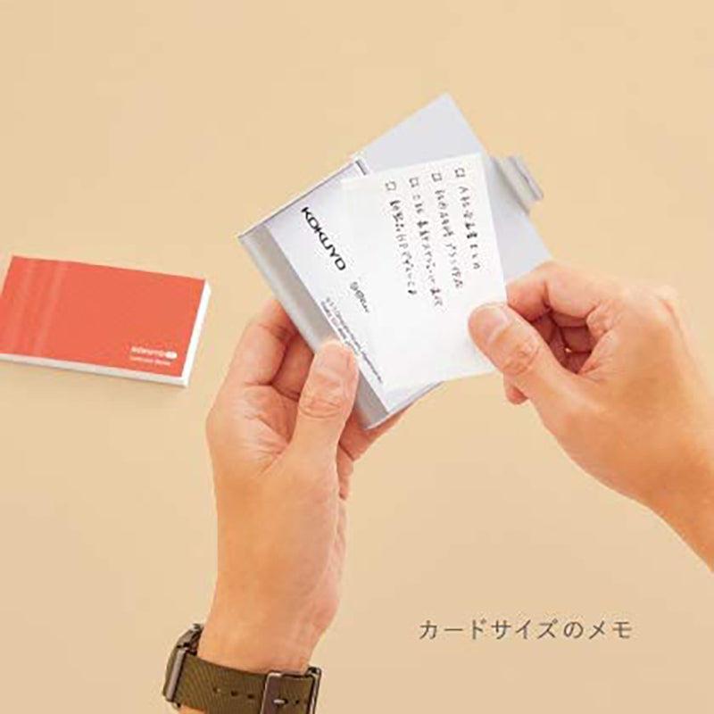 KOKUYO ME Card Size Memo 3mm Grid Chic Plum Default Title