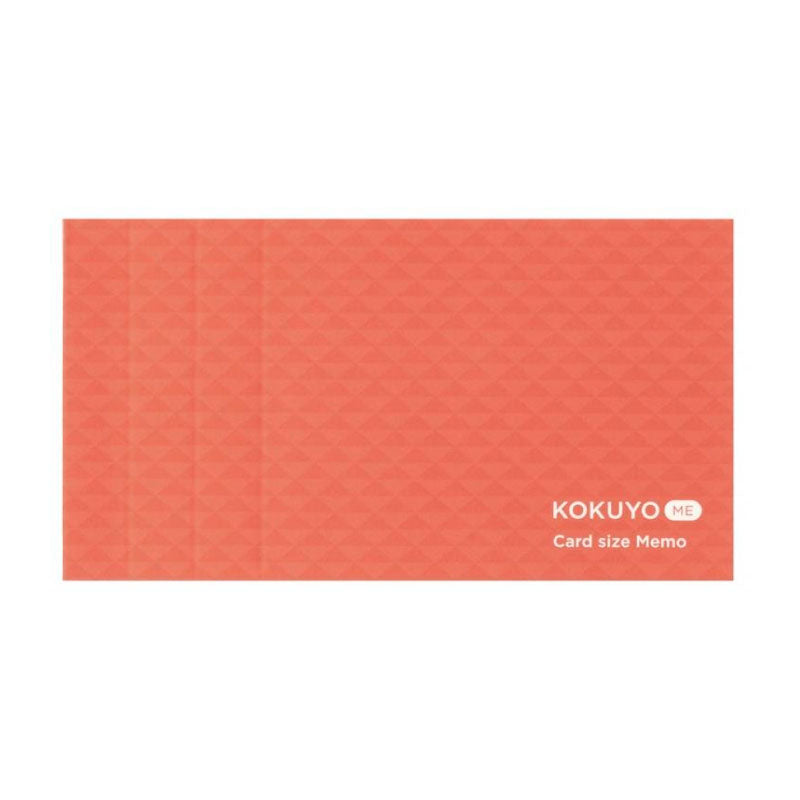 KOKUYO ME Card Size Memo 3mm Grid Shell Pink Default Title