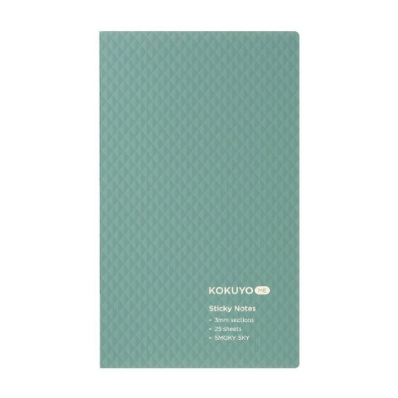 KOKUYO ME Sticky Notes 145x85mm 3mm Grid Smoky Sky Default Title