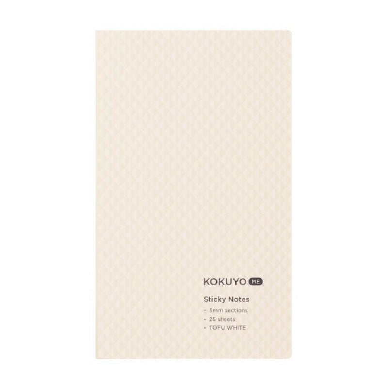 KOKUYO ME Sticky Notes 145x85mm 3mm Grid Tofu White Default Title