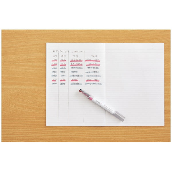 KOKUYO Mark+ 2 tone Color Marker Pink/Grey Default Title