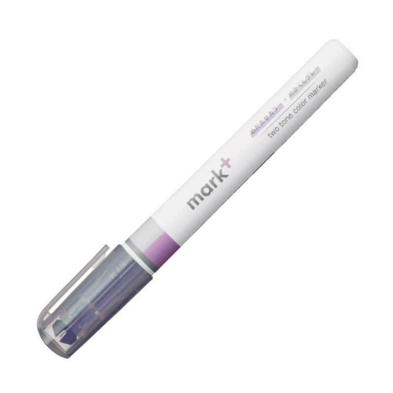 KOKUYO Mark+ 2 tone Color Marker Purple/Grey Default Title