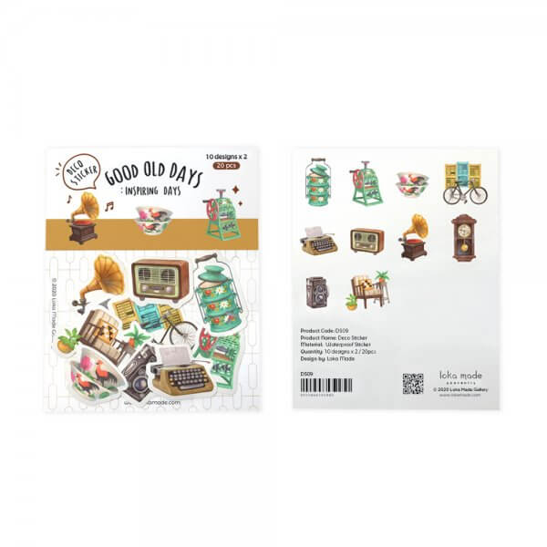 LOKAMADE Deco Sticker DS09:Good Old Days:Inspiring Default Title