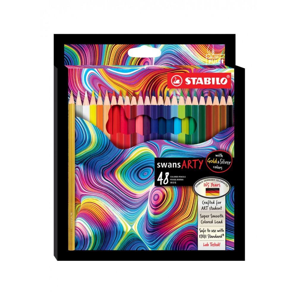 STABILO swans ARTY Colored Pencil 48s