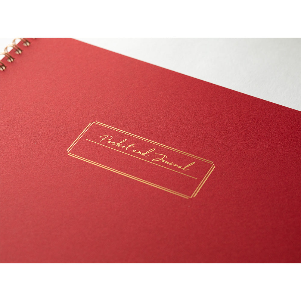 MIDORI Pocket & Journal Notebook Red