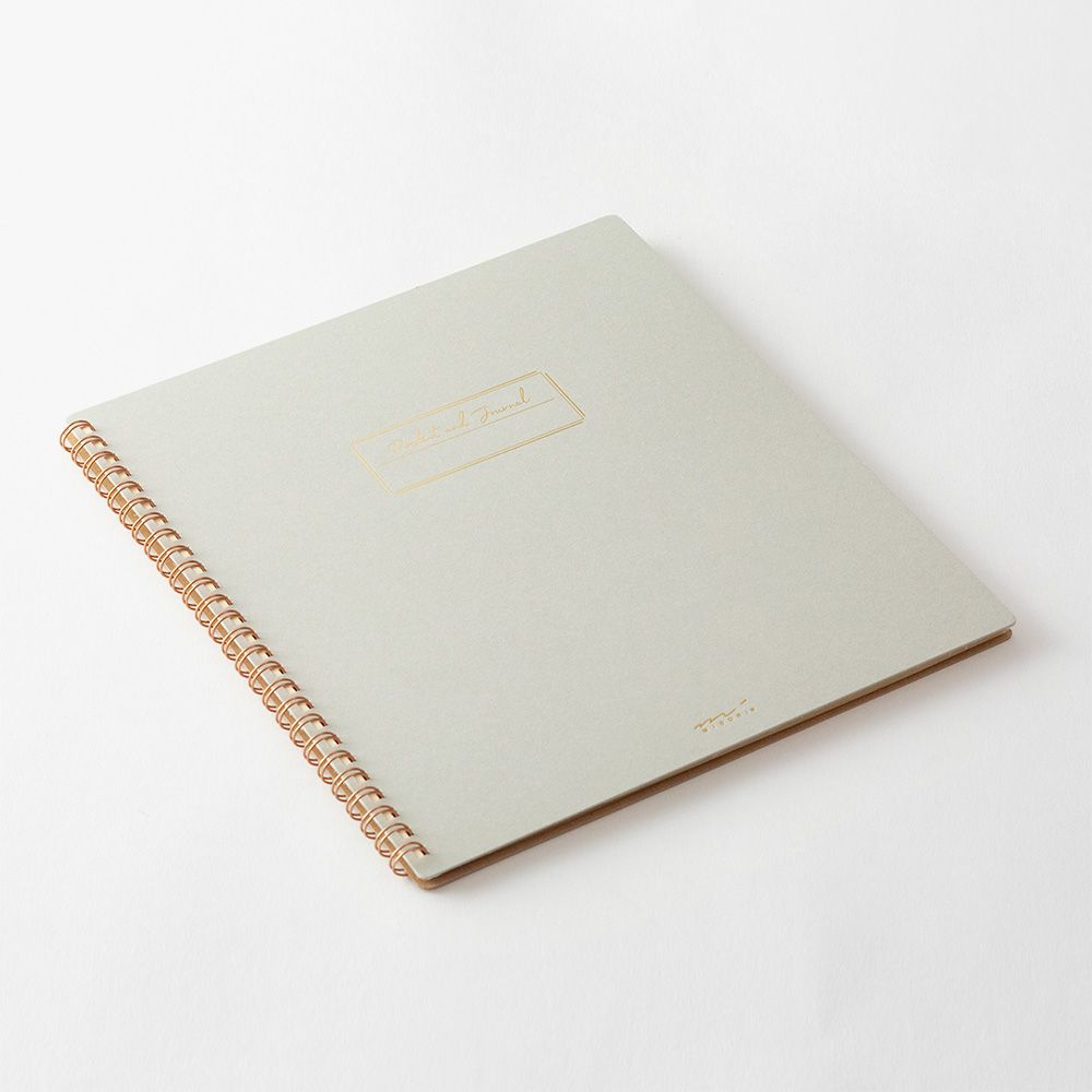 MIDORI Pocket & Journal Notebook Gray