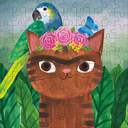 Artsy Cats Puzzle 100pc Frida Catlo 1224110