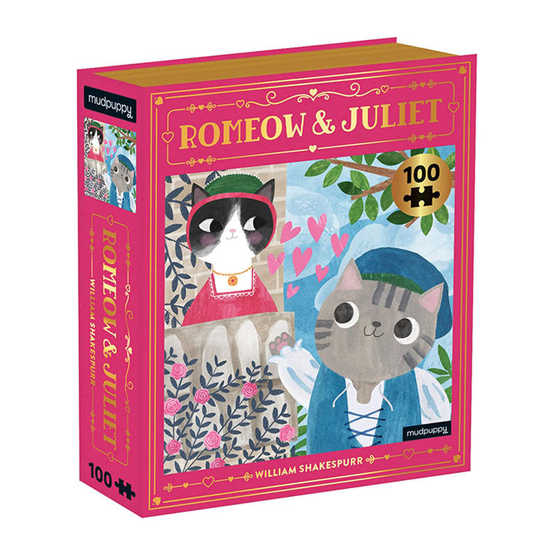 Bookish Cat Puzzle 100pc Romeow & Juliet 1216763