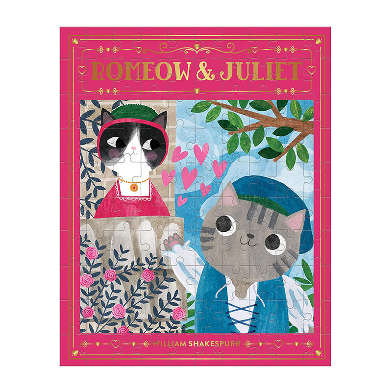 Bookish Cat Puzzle 100pc Romeow & Juliet 1216763
