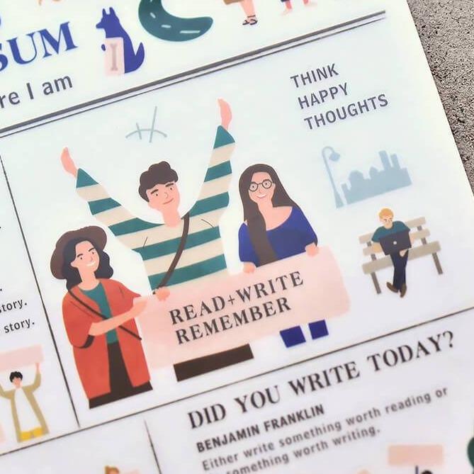 MU Print-On Sticker 2s 134-Write Your Own Story