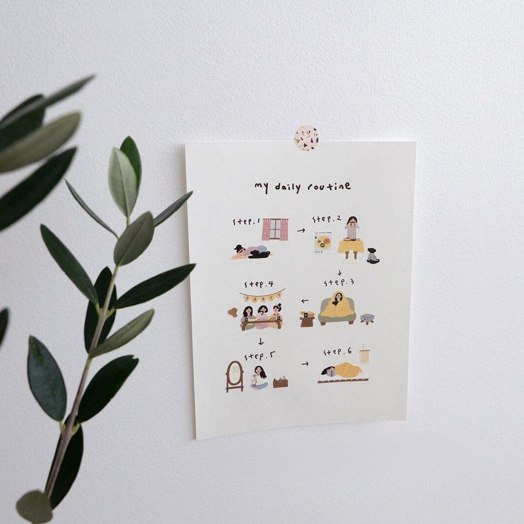 SUATELIER Stickers No.1104: Vlog Home