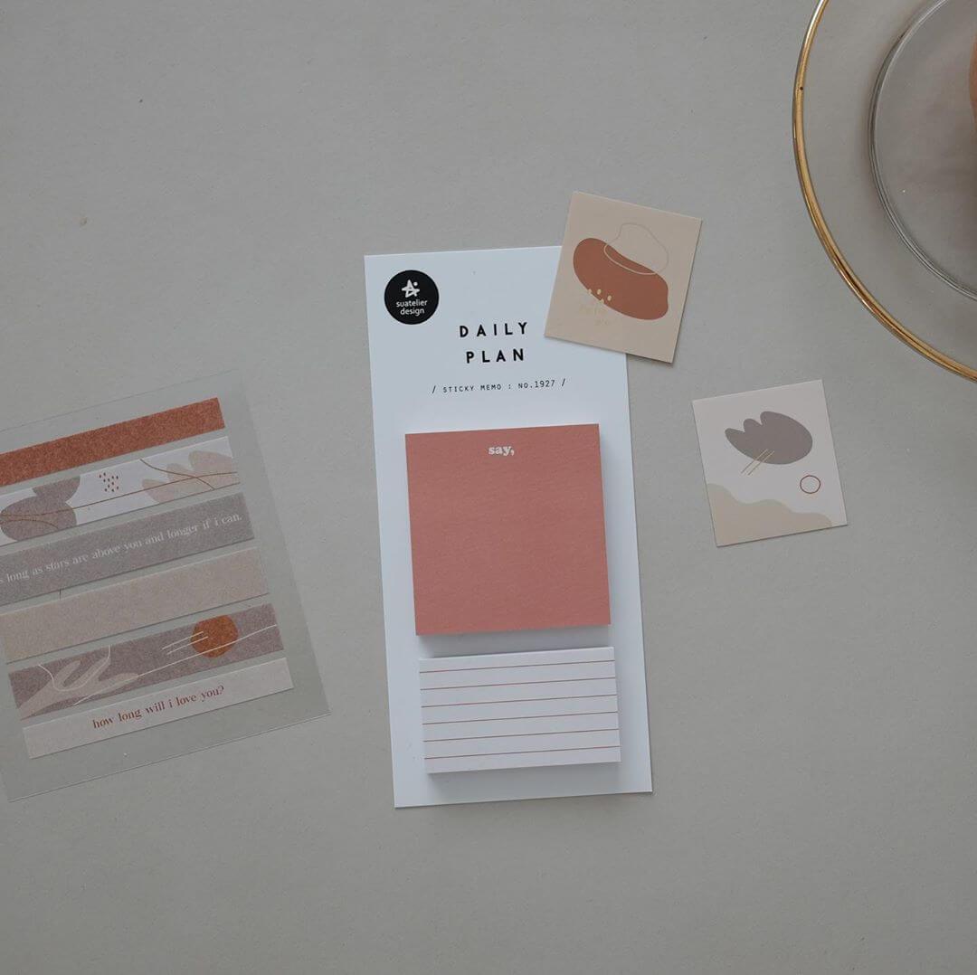 SUATELIER Sticky Memo III No.1927: Daily Plan.21