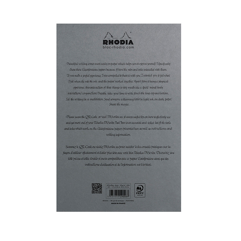 RHODIAxPascribe Calligraphy Grey Maya Pad No.19 Default Title