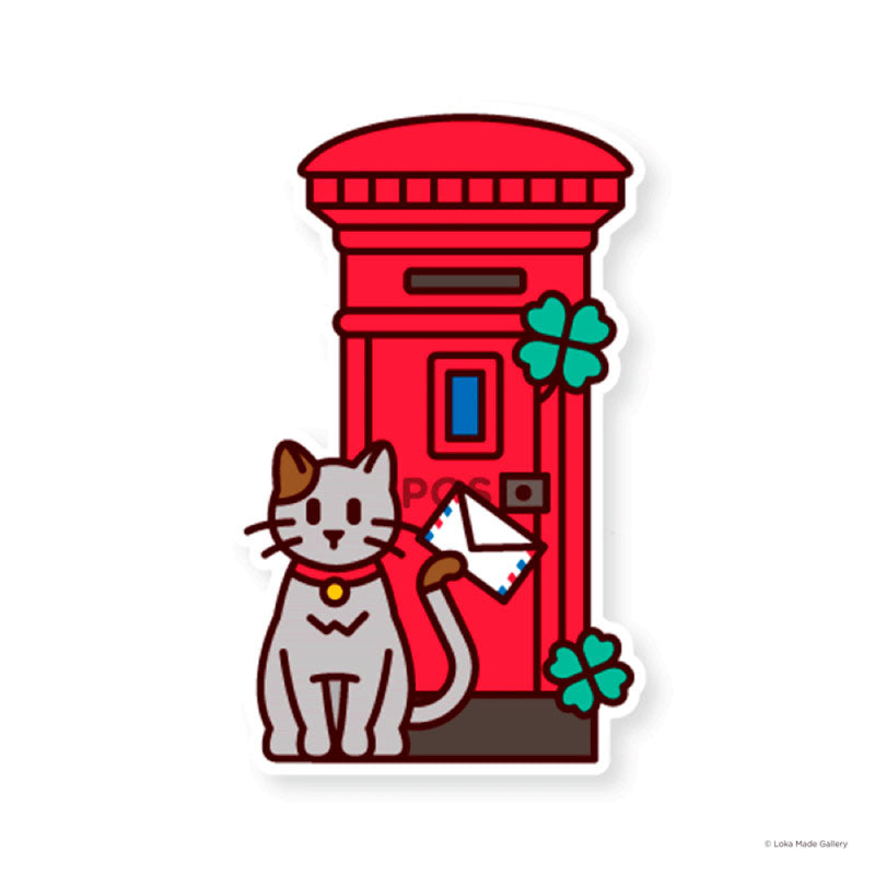 LOKAMADE Shaped Postcard MDP27 Lady Luck