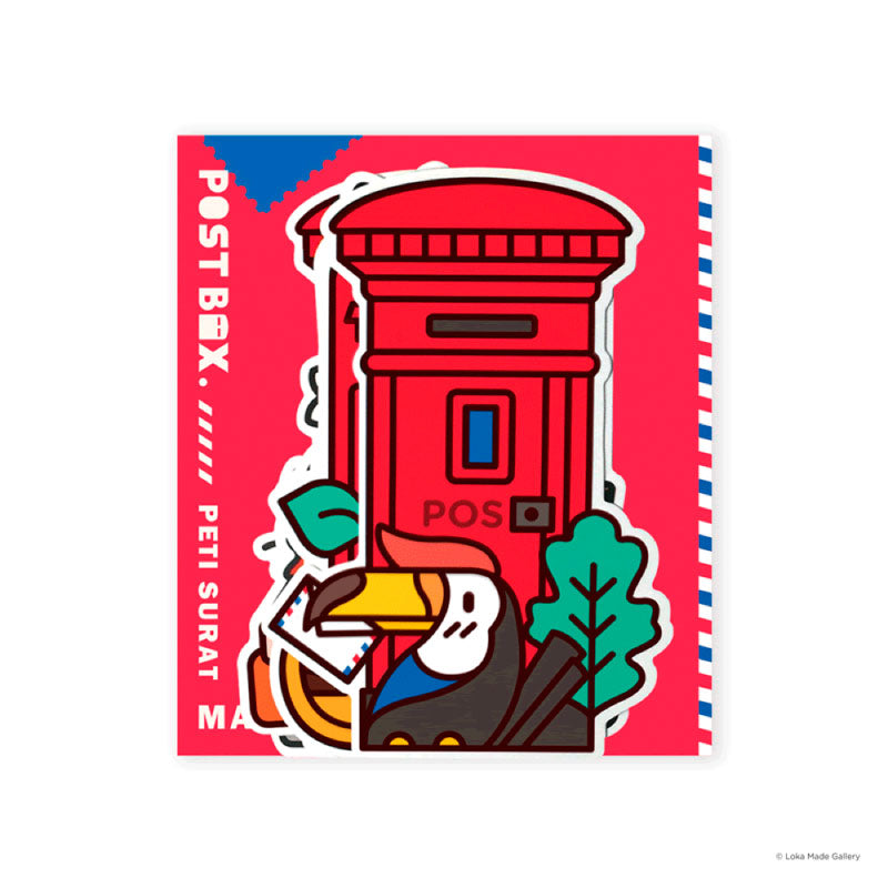 LOKAMADE Malaysia Shaped Postcard MDPS03 Set C
