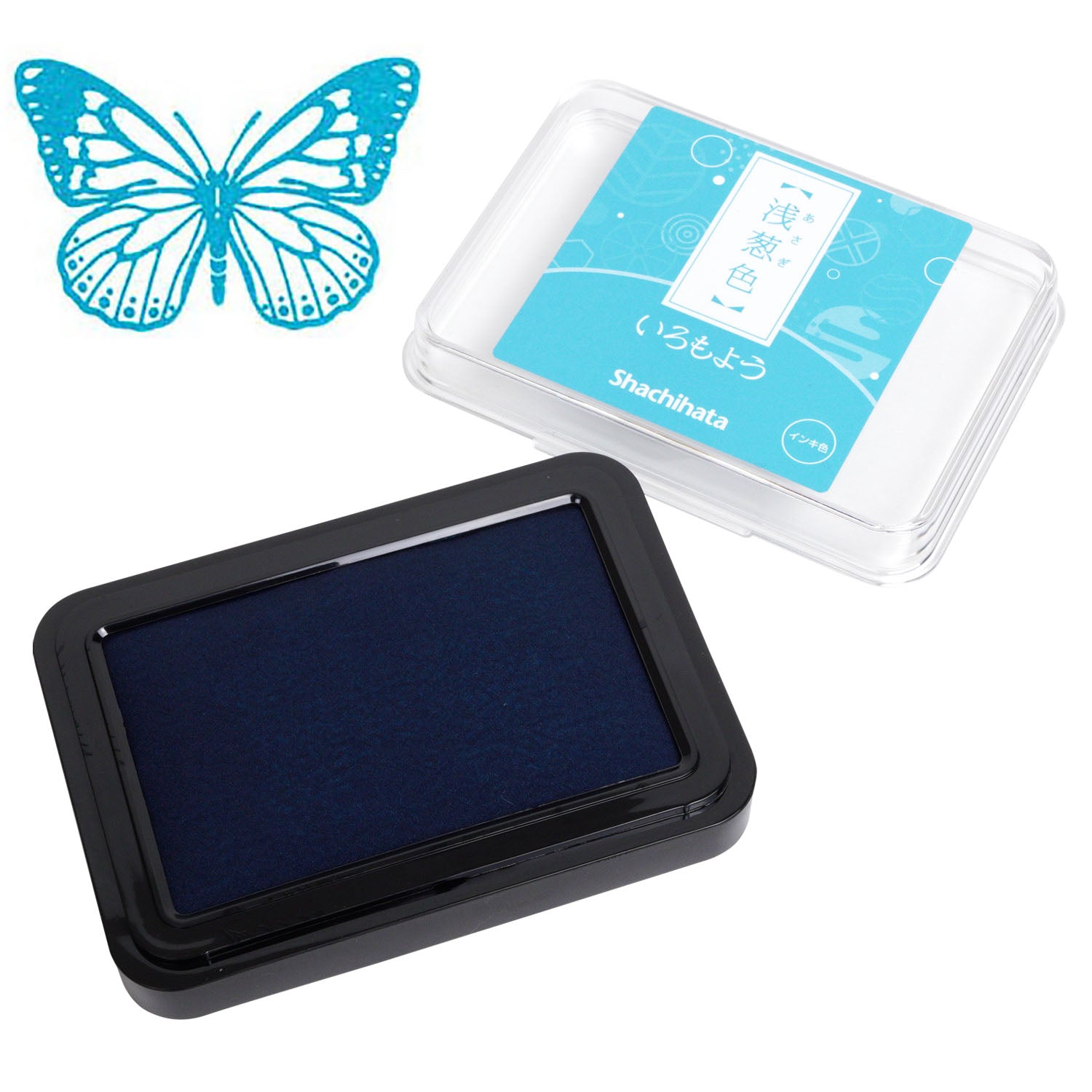 SHACHIHATA Iromoyou Stamp Pad HAC-1 Turquoise
