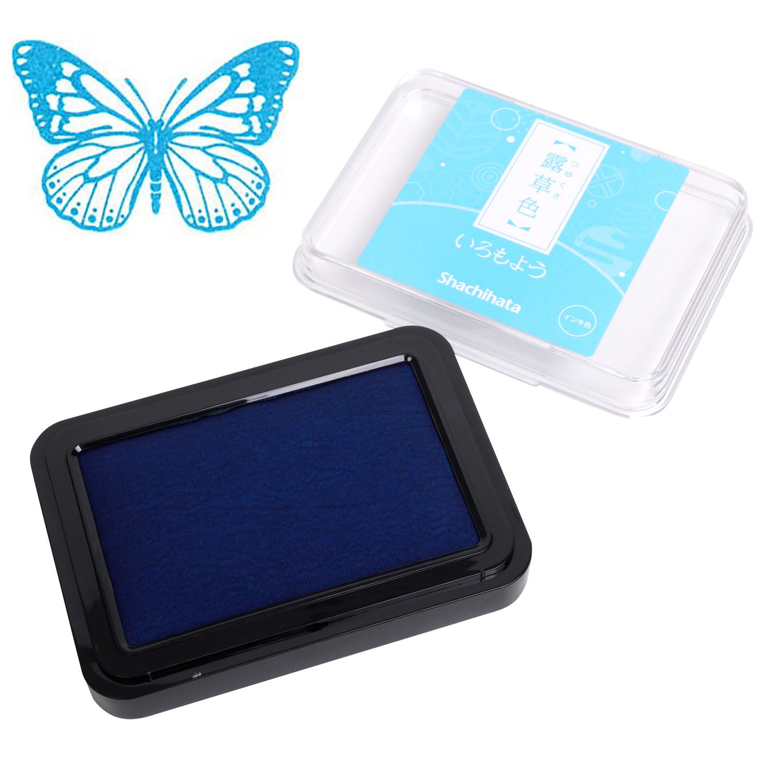 SHACHIHATA Iromoyou Stamp Pad HAC-1 Sky Blue