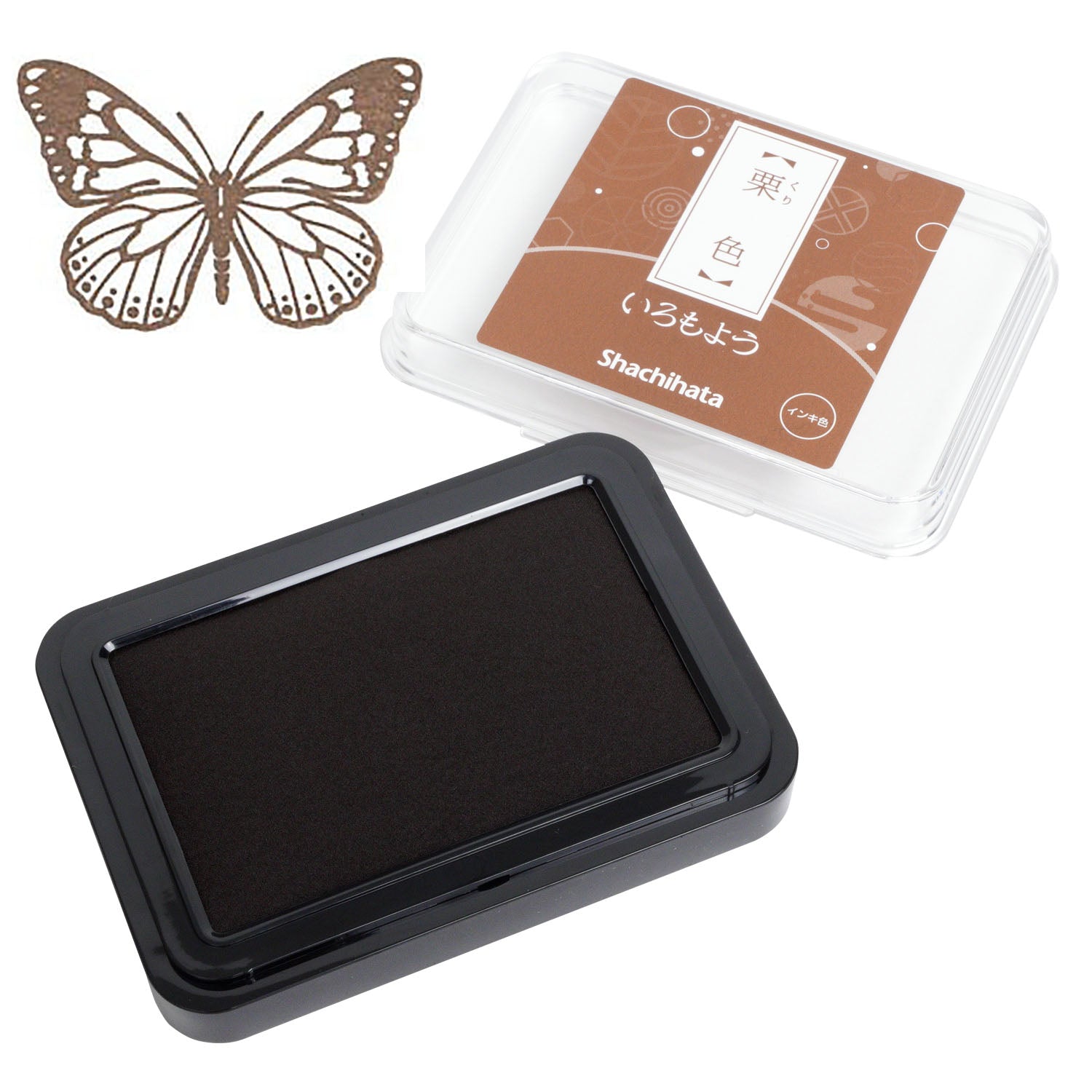 SHACHIHATA Iromoyou Stamp Pad HAC-1 Brown