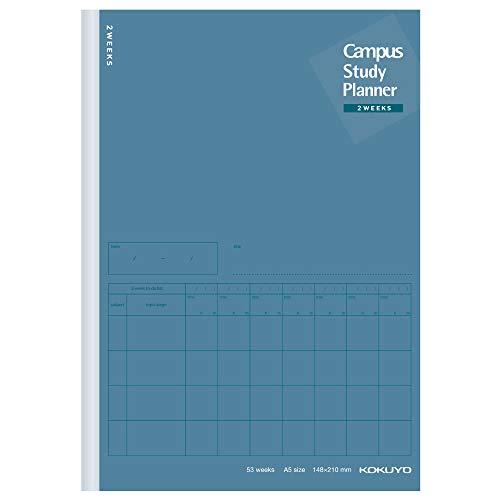 KOKUYO Campus Study Planner-Note(2 Weeks) A5 Navy Default Title
