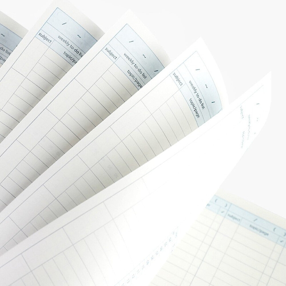 KOKUYO Campus Study Planner-Note(2 Weeks) A5 Navy Default Title