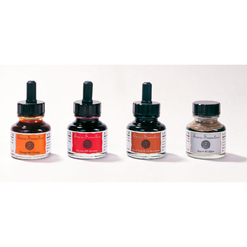SENNELIER Artist's Ink Set of 4