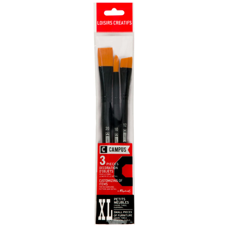 CAMPUS Hobby Brushes XL Set of 3