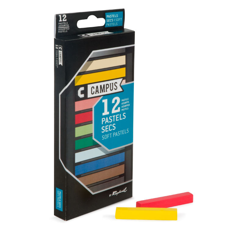 CAMPUS Soft Pastel Cardboard Set of 12