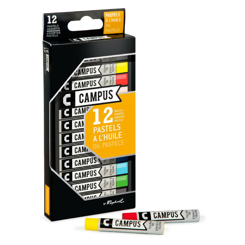 CAMPUS Oil Pastel Cardboard Set of 12