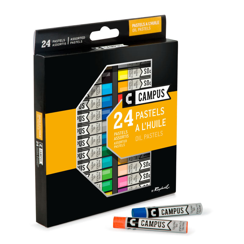 CAMPUS Oil Pastel Cardboard Set of 24