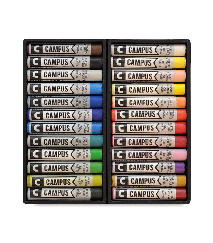 CAMPUS Oil Pastel Cardboard Set of 24