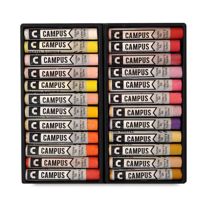 CAMPUS Oil Pastel Cardboard Set of 48