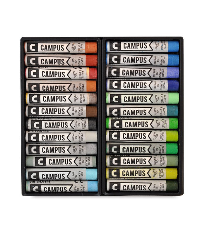 CAMPUS Oil Pastel Cardboard Set of 48