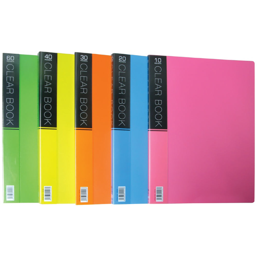 CBE Clear Holder VK60 A4-PP Merry Colour 60P 5Cols Orange