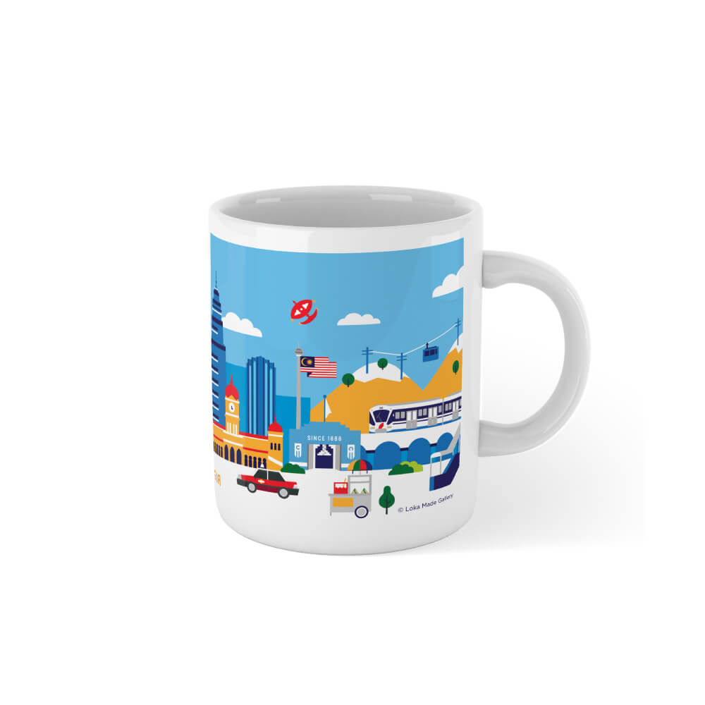LOKAMADE Mug M02:Kuala Lumpur City Default Title