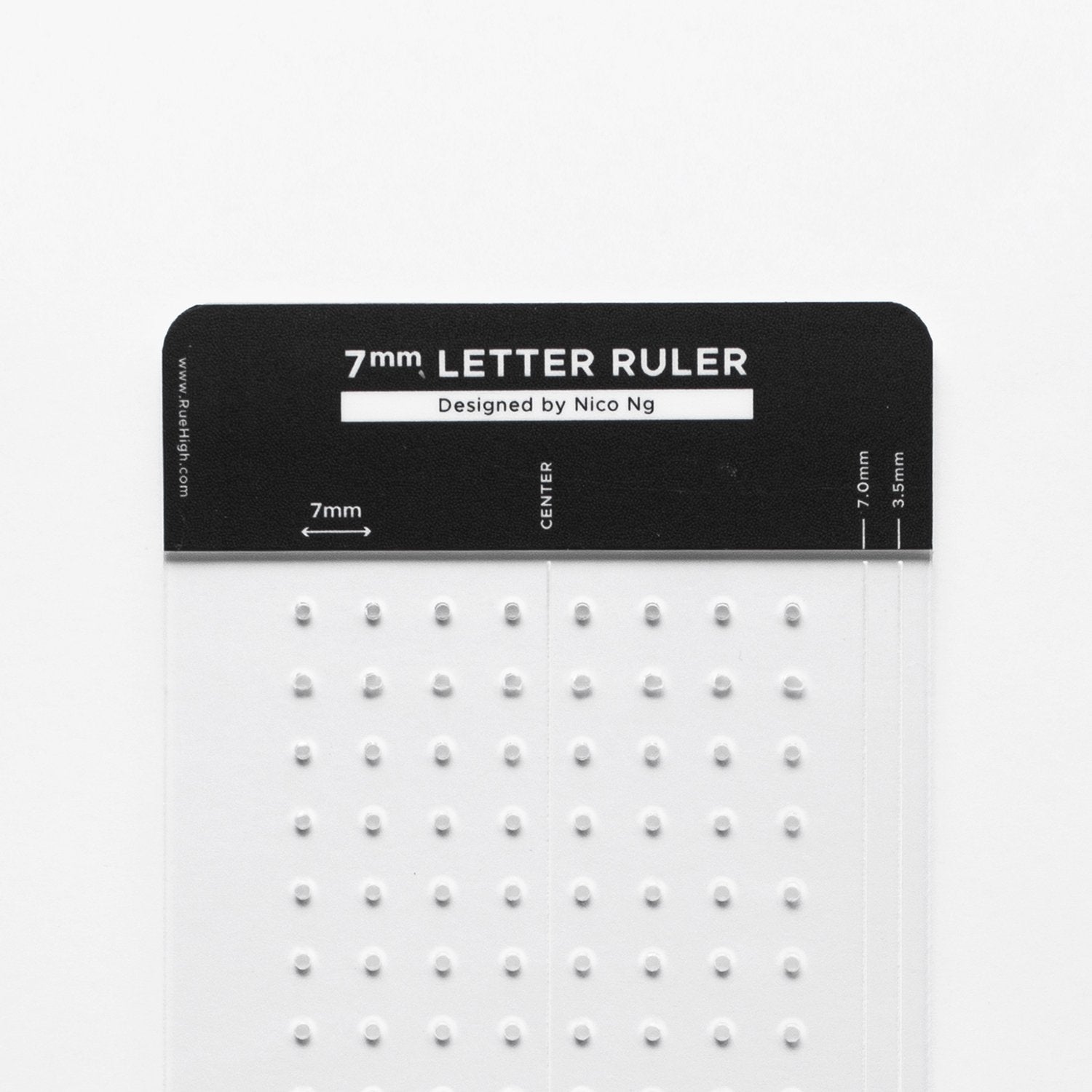 RUEHIGH Letter Ruler 7mm by Nico Ng