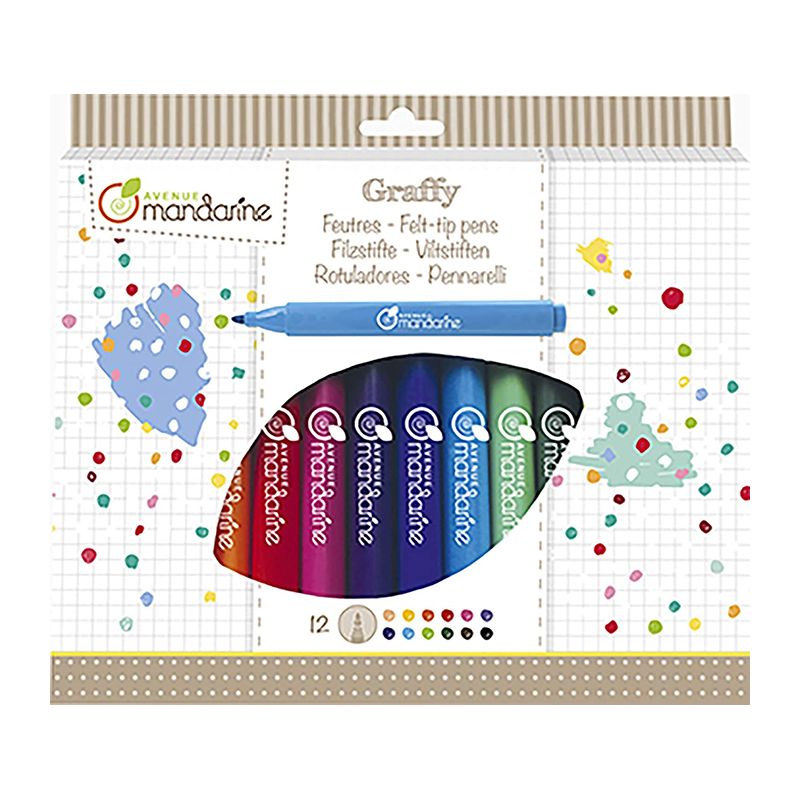 AVENUE MANDARINE Creative Box Aquarium Stickers Default Title