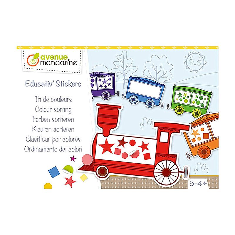 AVENUE MANDARINE Creative Box Educativ' Stickers Colour Sorting Default Title
