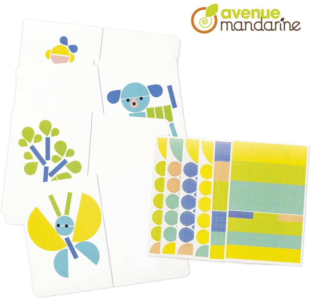 AVENUE MANDARINE Creative Box Educativ' Stickers Copy and Paste 1206716