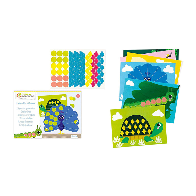 AVENUE MANDARINE Creative Box Educativ' Stickers Sticker Lines Default Title