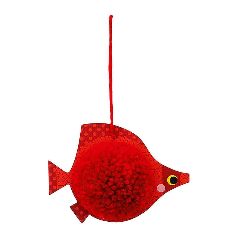 AVENUE MANDARINE Creative Box Pompoms to hang 3D Fishes Default Title