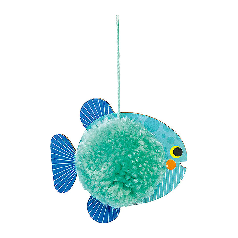 AVENUE MANDARINE Creative Box Pompoms to hang 3D Fishes Default Title