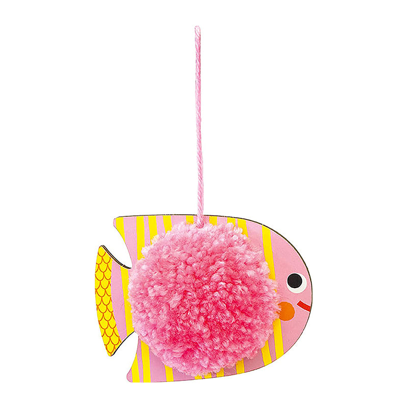 AVENUE MANDARINE Creative Box Pompoms to hang 3D Fishes Default Title