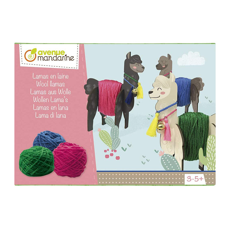 AVENUE MANDARINE Creative Box Wool Llamas Default Title