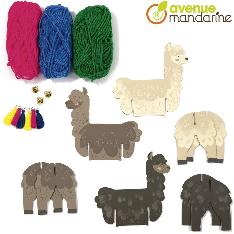 AVENUE MANDARINE Creative Box Wool Llamas Default Title